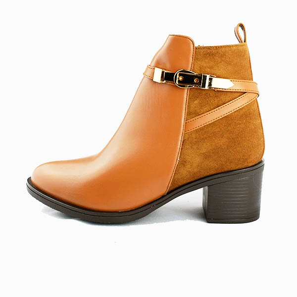 Bottine pour femme BF100 camel  ..........       Bottine femme Maroc